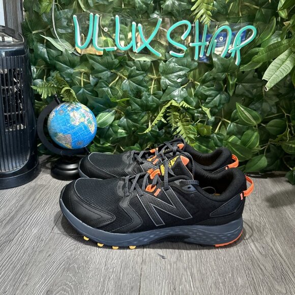 New Balance Mens 410 V7 MT410CK7 Black Running Shoes Sneakers Size 13 D